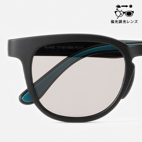 調光レンズ サングラス タイマー ブレイク TY101-MBK-PGY BLAKE | TYMER タイマー 調光レンズサングラス
